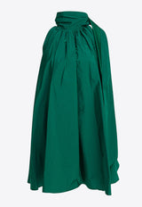 Max Mara Pianoforte Beber Taffeta Flared Mini Dress Green 2521226017BEBER010_eb7cf36d-4f1b-419c-a77b-f35e1f8fc343