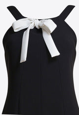 Max Mara Pianoforte Estro Jumpsuit with Interchangeable Ribbon Black 2521246027ESTRO004_7ea4ec12-3b6e-4349-9ae4-b4c4536c1ab7