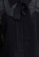 Max Mara Pianoforte Scafati Silk Chiffon Blouse Black 2521266014SCAFATI003_4209fd11-15e1-45b1-92e0-b1a94ea4a61c