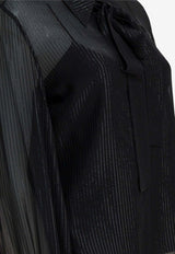 Max Mara Pianoforte Scafati Silk Chiffon Blouse Black 2521266014SCAFATI003_4209fd11-15e1-45b1-92e0-b1a94ea4a61c