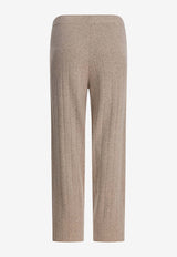 Max Mara Jardin Stitched Straight-Leg Pants Beige 2521336029JARDIN001_31d6614d-75e1-4a9c-9e92-590c58796ff2