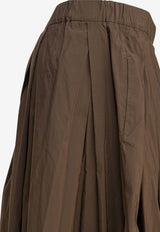 Max Mara Aloe Flared Midi Skirt Brown 2529106043ALOE002_474b9e5b-bee0-4959-9e59-783d998308b0