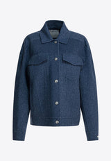 Sportmax Celso Wool Button-Up Overshirt Blue 2522086033CELSO002_d36165ef-4ec6-4f59-a91f-cd7948b7156a