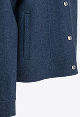 Sportmax Celso Wool Button-Up Overshirt Blue 2522086033CELSO002_d36165ef-4ec6-4f59-a91f-cd7948b7156a