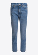 Sportmax Brian Straight-Leg Cropped Jeans Blue 2522186075BRIAN005_71cddec8-bc98-43ef-8397-a9855ea00368