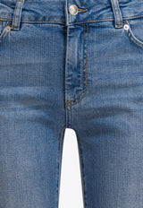 Sportmax Schermo Straight-Leg Cropped Jeans Blue 2522186265SCHERMO005_482d2195-1472-4074-bd72-35ed49476365