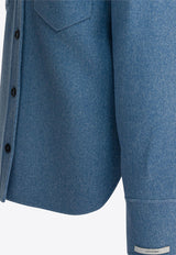 Sportmax Palpiti Wool Button-Up Overshirt Light Blue 2522196023PALPITI001_d304f4ba-240f-4f9d-af60-b0d910770e7c