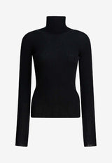 Sportmax Niagara High-Neck Knitted Sweater Black 2522366012NIAGARA006_5ecef912-9d8d-4808-9db4-067f7f73bc13