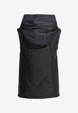 Max Mara The Cube Greengo Hooded Zip-Up Vest Black 2529296024GREENGO009_82532