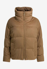 Max Mara The Cube Diego High-Neck Puffer Jacket Brown 2529486085DIEGO001_d53b0d01-2657-49a5-af45-0e6b120f01af