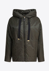 Max Mara The Cube Daria Zip-Up Padded Jacket Dark Green 2529486104DARIA087_ef56518b-d942-4f2b-a61e-8b766b791a8f