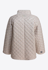 Max Mara The Cube Delfina Quilted Zip-Up Jacket Ivory 2529736034DELFINA028_82469