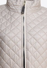 Max Mara The Cube Delfina Quilted Zip-Up Jacket Ivory 2529736034DELFINA028_82469