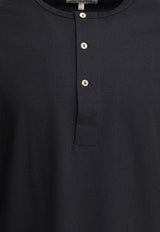 Merz b. Schwanen Seraphim Henley Long-Sleeved T-shirt Black 2M0698_7030db38-f400-4e6d-9844-9b2da42a8d39