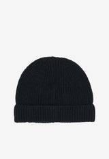 Moncler Kids Boys Logo Beanie Blue 3B00013-BM1241742_76b1e1d8-8a90-4dfa-bb0b-0b46cdabd551