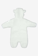 Moncler Kids Babies Logo Patched Zip-Up Onesie White ROMPER8L00009-89A3X032_3877c2b9-ca7a-428c-b798-ca09e0e48a2f