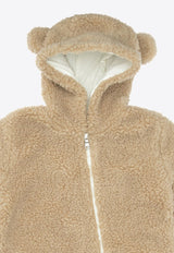 Moncler Enfant Baby Boys Patched Tracksuit Beige