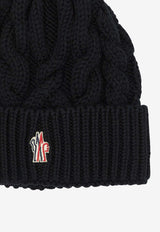 Moncler Grenoble Cable Knit Wool Beanie Black 3B00013-M1172999_65f903d1-610a-400a-9bab-ce7466f9b566