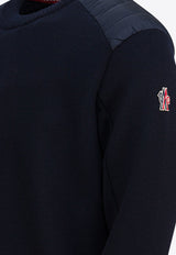 Moncler Grenoble Logo Patch Ribbed Sweater Blue 9C00004-UM1122771_8686fdbd-29ac-49c0-a201-d8b2fc103a98