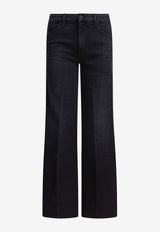 MOTHER Roller Sneak Wide-Leg Jeans Black 10415-965ENT_2082302d-719f-422c-a1a4-3dc74c6d57d3