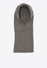 Needles Embroidered Logo Wool Balaclava Gray RW057B-GREY_7bd3a8c9-1de8-4b27-b567-cae51bcca27c