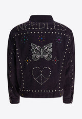 Needles Studded Corduroy Denim Jacket Black RW167B-BLACK_aa7e1b53-cd53-431f-9435-0e821732b36d