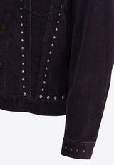 Needles Studded Corduroy Denim Jacket Black RW167B-BLACK_aa7e1b53-cd53-431f-9435-0e821732b36d