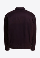 Needles Pe/C Zip-Up Lightweight Jacket Bordeaux RW211A-BURGUNDY_831546ad-8a02-4657-8a27-0fa37c2cc309