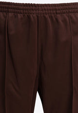 Needles Poly Smooth Logo Boot-Cut Pants Bordeaux RW318A-BROWN_b85ce7cf-61ce-4b43-8bec-24c364074c6b