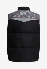Needles Printed Down Vest RW431C-BLACK_29d3de51-057a-4410-964c-4dd5edee3614