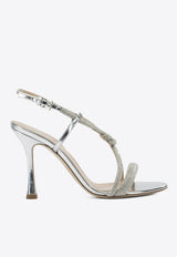 Ninalilou Mya 95 Embellished-Knot Sandals Silver 351037MYALIVING ARGENTO_3f656ad8-91c5-409f-a050-79d18c946fef