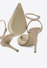 Ninalilou Avril 105 Crystal-Embellished Mesh Pumps Beige 351222NAPPA+RETESHELL_36fa2e59-3257-443e-9bb4-4218c7fc2b62