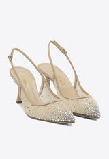 Ninalilou Avril 75 Crystal-Embellished Slingback Mesh Pumps Beige 351228MYANAPPA+RETE SHELL_a82b2deb-eca4-4786-abbb-89a88bd80511