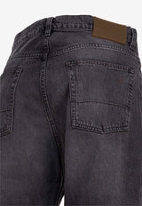 Our Legacy Straight-Leg Ripped Jeans Brown M4255THHIGHWAY COFFEE_5330d0ea-ab14-4903-b75f-9b09e5d260c0