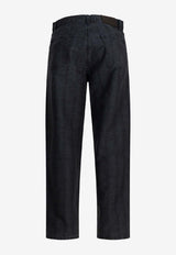 Our Legacy Straight-Leg Washed Jeans Black M4255VBBLACK COATED HERRINGBONE_95c8ed09-fc59-453e-81ed-67a733076b22