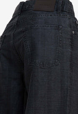 Our Legacy Straight-Leg Washed Jeans Black M4255VBBLACK COATED HERRINGBONE_95c8ed09-fc59-453e-81ed-67a733076b22