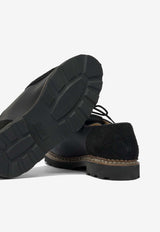 Paraboot Leather Lace-Up Shoes Black 232182NOIR-LIS/VEL NOIR_53d7afbe-e262-4227-9a8d-1e4654643cee