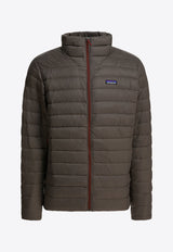 Patagonia Logo Patch Down Jacket Brown 84675MRLB_64bd22dd-7a43-41f4-a55a-c415af94a7af