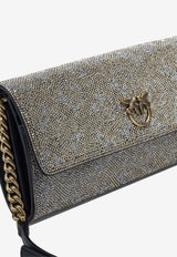 Pinko Crystal-Embellished Wallet 103765A20DZZLQ_ad72cfad-95a5-4fec-abc6-c1316aec11a6