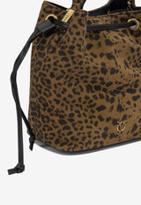 Pinko Leopard-Print Drawstring Crossbody Bag 104303A32AM35Q_8110b2c1-08e2-4a5e-8725-bce7ea6ee587