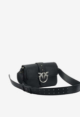 PINKO Mini Love Slouchy Leather Shoulder Bag Black 105345A2JGZ99E_b1e69d65-8076-4d6b-9188-e66488fcb478