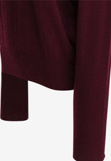 PINKO Love Birds Intarsia Knit Sweater Bordeaux 105561A2SIYND_82788