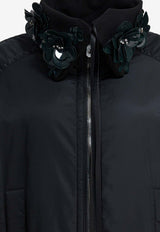 PINKO Clarinda Zip-Up Jacket Black 105942A2Y0G05_cebdb2cf-a125-4ba9-a897-7bb4bc502ab8