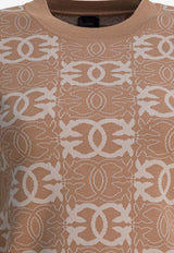 Pinko Love Birds-Print Crewneck Sweater 106041A2YDC4Z_e645d383-50df-447c-9a1f-88b6978ccf31