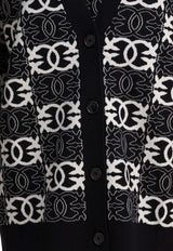 PINKO Jacquard Love Birds Cardigan Black 106042A2YDZZ2_6700be04-be4d-4ff1-b69d-fb7ea15ed0d1