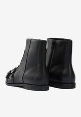 Pinko Leather Ankle Boots SD0375P087Z99_923ab728-a6c8-4b30-b368-3bbe1a520edc