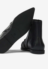 Pinko Leather Ankle Boots SD0375P087Z99_923ab728-a6c8-4b30-b368-3bbe1a520edc