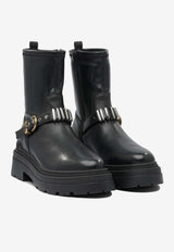 Pinko Leather Ankle Boots SD0447P061Z99_27ef6467-df22-46a3-bd5c-1d3b78ee90f3