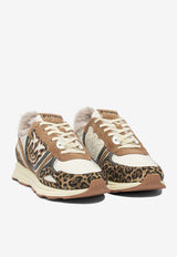 PINKO Zoe 01 Leather and Suede Sneakers Beige SS0087P121M36_6b728f14-2d26-44fe-b851-6ef3eb851fd9