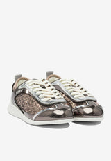 PINKO Reby 10 Sequined Sneakers Bronze SS0123T046L15_48de7ee2-8e02-48f7-9a01-7ed1130d5ca0